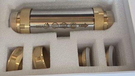 Фильтр для умягчения воды ESSAN COSMIC металлический 3/4&quot; АМ-АМ, 10 лет без замены картриджа