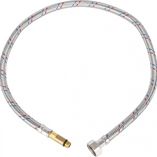 Гибкая подводка для смесителей STOUT нерж.сталь М10*35-1/2&amp;quot;-80 см, пара