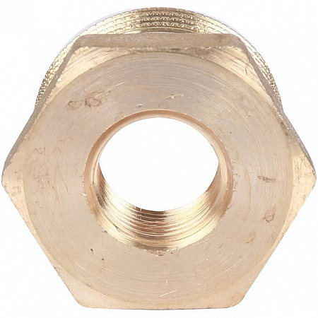 Футорка резьбовая латунная STOUT без покрытия 1&quot;x3/8&quot; ВН