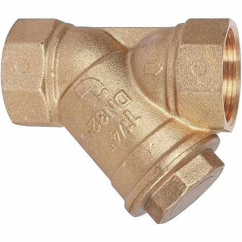 ФГО Фильтр косой грубой очистки STOUT SFW латунный 11/4&amp;quot;, 500 мкр, желтый