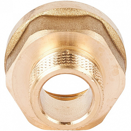 Переход под ключ резьбовой латунный STOUT без покрытия 1/2&quot;х3/8&quot; ВН