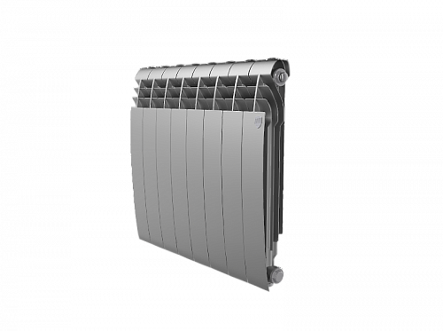 Радиатор алюминиевый ROYAL THERMO BILINER ALUM SILVER SATIN 500x8 секций, серый
