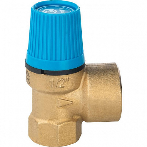Клапан предохранительный для систем водоснабжения STOUT 1/2&amp;quot; (6 бар)