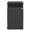 Радиатор биметаллический ROYAL THERMO BILINER NOIR SABLE 500x4 секций, черный (НС-1176311)