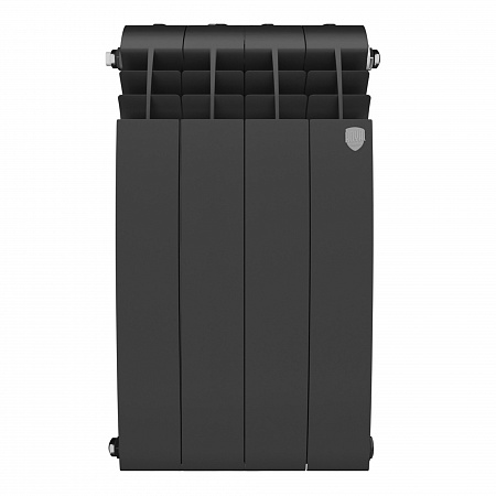 Радиатор биметаллический ROYAL THERMO BILINER NOIR SABLE 500x4 секций, черный (НС-1176311)