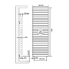 Радиатор биметаллический ROYAL THERMO PIANOFORTE TOWER NEW/SILVER SATIN 500х22 секций (НС-1176350)