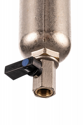 Фильтр промывной с гасителем ГЕЙЗЕР БАСТИОН Ø60 без покрытия 3/4&amp;quot; АМ-АМ, 90 мкм, латунная колба