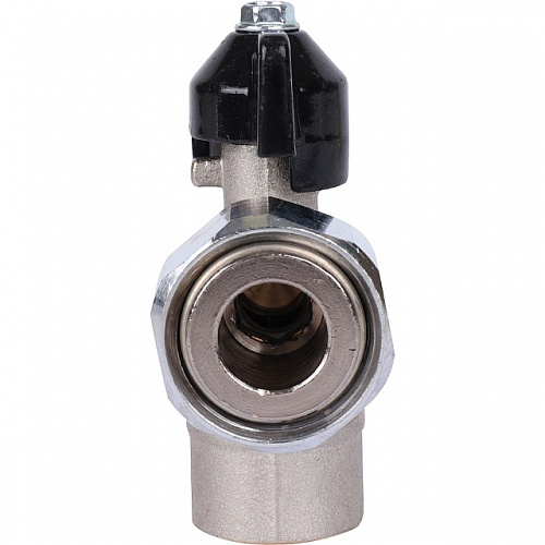 Кран шаровой угловой STOUT бабочка 1/2&amp;quot;х3/4&amp;quot; В, с накидной гайкой