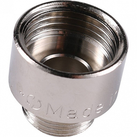 Муфта переходная резьбовая латунная STOUT никель 1/2&quot;X3/8&quot; ВН