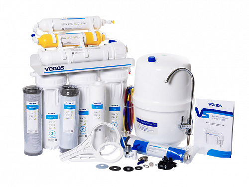 Фильтр под мойку VODOS RO 50-NP36 6 ступеней с минерализатором