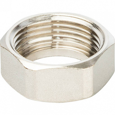 Американка ПРЯМАЯ резьбовая латунная (с прокладкой o-ring) STOUT никель 1/2&quot; ВН