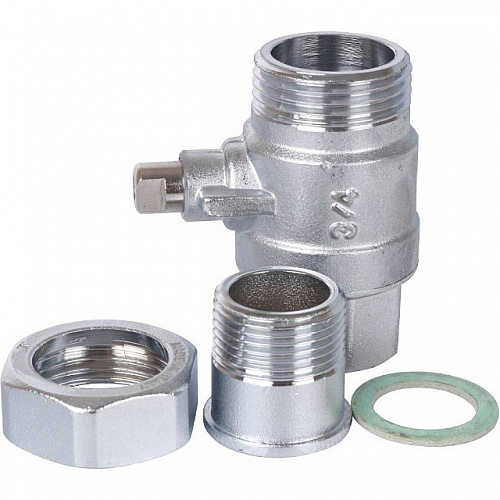 Клапан шаровой двухходовой зональный STOUT 3/4&amp;quot;х3/4&amp;quot; НВ