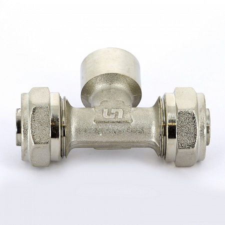 МЦ Тройник резьбовой цанга для металлопласта UNI-FITT Ø20х1/2&quot; В