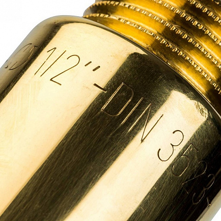 Удлинитель резьбовой латунный STOUT без покрытия 1/2&quot;x80мм ВН