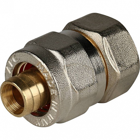МЦ Муфта резьбовая цанга для металлопласта STOUT Ø16х1/2&quot; ВР