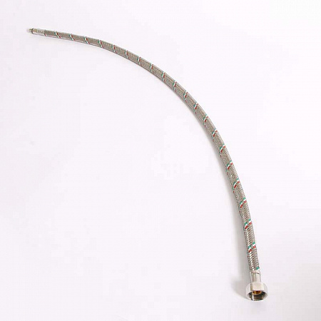 Гибкая подводка для смесителя UNI-FITT М10х1 - 1/2&quot;, 80 см, DN 8, оплётка из нерж. стали