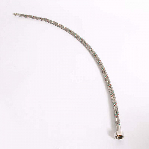 Гибкая подводка для смесителя UNI-FITT М10х1 - 1/2&amp;quot;, 80 см, DN 8, оплётка из нерж. стали
