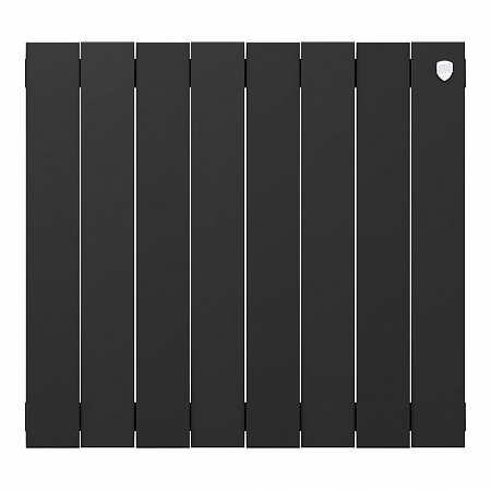 Радиатор биметаллический ROYAL THERMO PIANOFORTE NOIR SABLE NEW 500x8 секций, черный (НС-1176334)