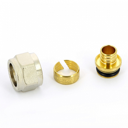 EK Фитинг-евроконус обжимной для полиэтилена UNI-FITT PE-X Ø16х2.0х1/2&quot;
