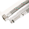Гибкая подводка для смесителя UNI-FITT МL10х1 - 1/2&amp;quot;, 30 см, удл. штуцер, DN 8, оплётка из нерж. ста