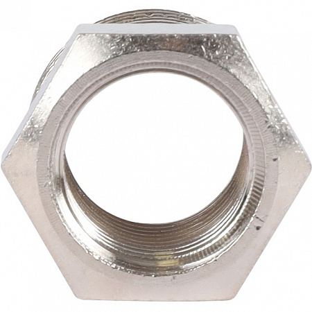 Футорка резьбовая латунная STOUT никель 3/8&quot;x1/4&quot; ВН