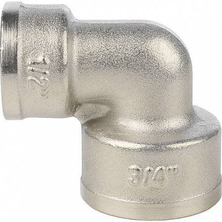Угол резьбовой латунный STOUT никель 3/4&quot;х1/2&quot; В