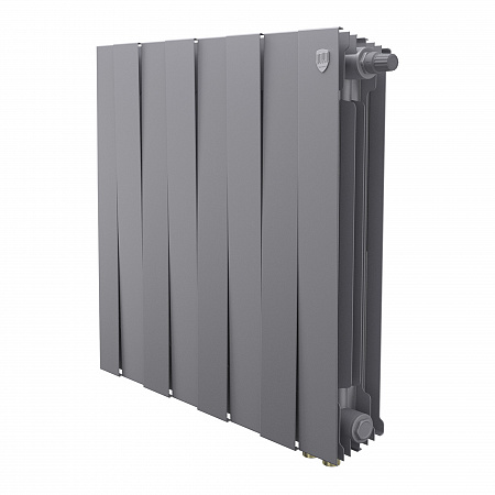 Радиатор биметаллический ROYAL THERMO PIANOFORTE SILVER SATIN VDR80 500x8 секций (НС-1506374)