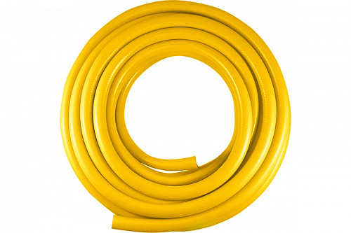 Шланг поливочный армированный ПВХ 3-х слойный ЖЕЛТЫЙ СИБРТЕХ ДАЧНИК 1&amp;quot; - 8атм (25м)