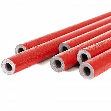 Трубка-утеплитель теплоизоляционная ENERGOFLEX SUPER PROTECT К палка 28/6-2м, красная (240)