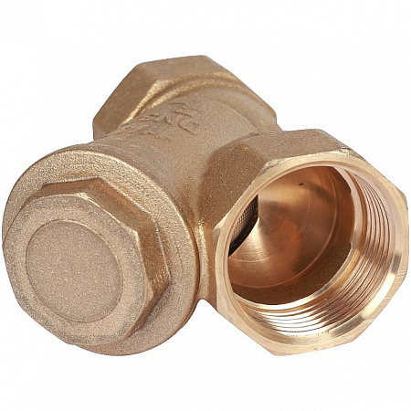 ФГО Фильтр косой грубой очистки STOUT SFW латунный 11/4&quot;, 500 мкр, желтый