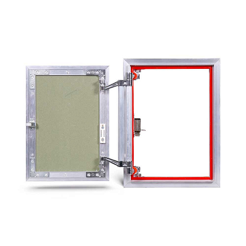 Люк под плитку АЛЮМИНИЕВЫЙ (НАЖИМНОЙ) ПРАКТИКА АТР 30х40