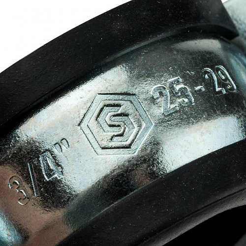 Хомут крепежный без шпильки М8 STOUT Ду20 (25-29) - 3/4&amp;quot;