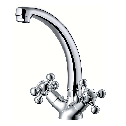 Смеситель для кухни OLIVE'S GIRONA 01430GR хром, латунь, упак (10 шт)