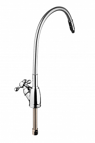Кран для чистой воды ГЕЙЗЕР исп. 8 гибкий с плавной регулировкой керамический