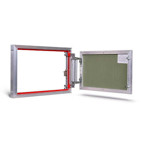 Люк под плитку АЛЮМИНИЕВЫЙ (НАЖИМНОЙ) ПРАКТИКА ETP 60x40