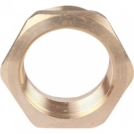 Футорка резьбовая латунная STOUT без покрытия 21/2&quot;x2&quot; ВН