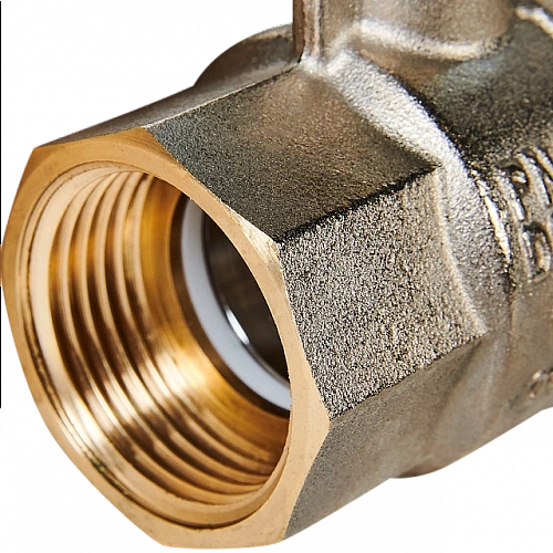 Кран шаровой STOUT рукоятка 1&amp;quot; ВВ, полнопроходной NEW