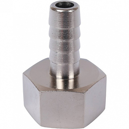 Штуцер резьбовой латунный STOUT никель 1/2&quot;x10мм В