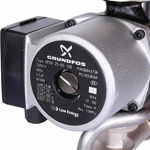 НСУ Насосно-смесительный узел теплого пола STOUT с насосом 1&amp;quot;, UPSO, клапан 30-60°C, 130мм