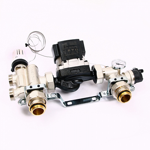 Насосно-смесительная группа UNI-FITT SOLOMIX 1&amp;quot; с энергоэффективным насосом GRUNDFOS UPM3 AUTO 25-70