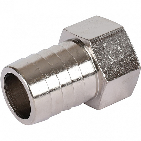 Штуцер резьбовой латунный STOUT никель 1/2&quot;x20мм В