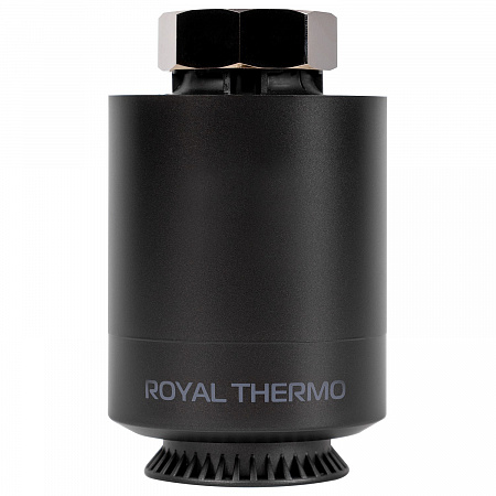 Термоголовка электронная для радиатора ROYAL THERMO SMART HEAT черный (НС-1402610)