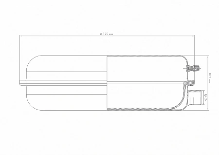 Расширительный бак для отопления ДЖИЛЕКС 6 F красный (плоский круг)