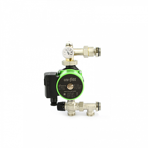 Насосно-смесительная группа UNI-FITT SOLOMIX X с наружной резьбой 1&amp;quot;, с насосом Uni-Fitt GTO 25-6S 1
