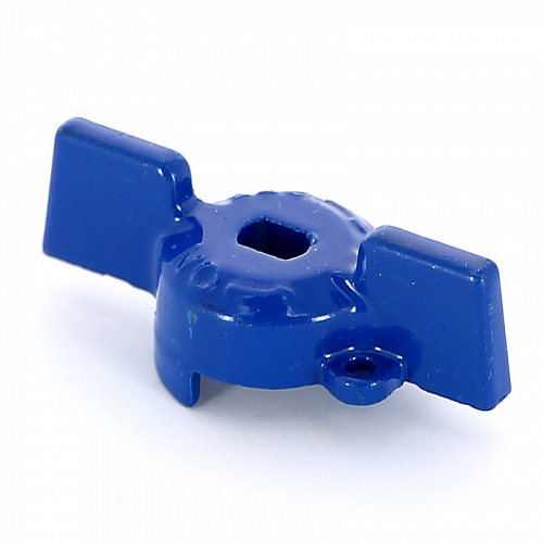 Ручка бабочка для крана UNI-FITT 1/2&amp;quot; синяя