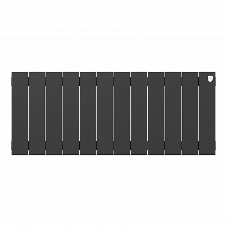 Радиатор биметаллический ROYAL THERMO PIANOFORTE NOIR SABLE 300x12 секций, чёрный (НС-1346057)
