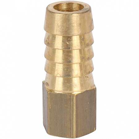Штуцер резьбовой латунный STOUT без покрытия 1/8&quot;x14мм В