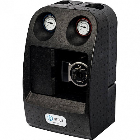 ГБМ Насосная группа STOUT с термостатическим смесителем, с насосом GRUNDFOS UPSO25-65 DN25 (1&quot;)