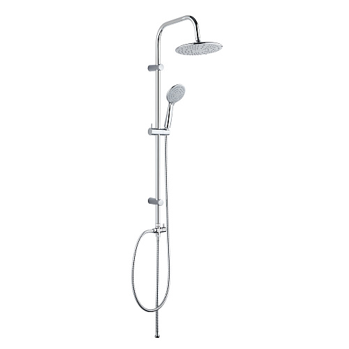 Душевой гарнитур с верхней лейкой OLIVE'S KDC01 хром, уп. (5 шт)