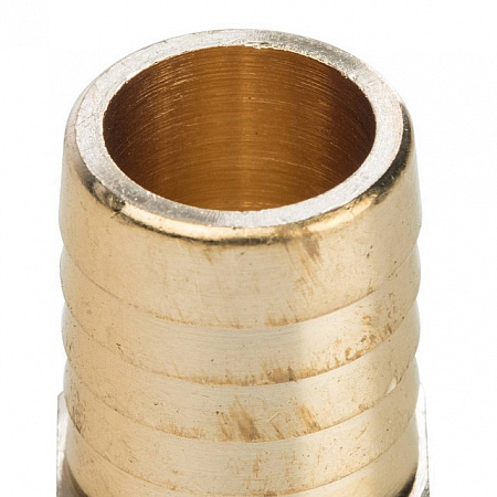 Штуцер резьбовой латунный STOUT без покрытия 1/2&quot;x20мм Н